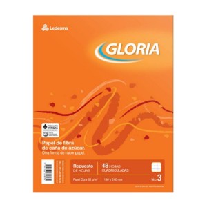 GLORIA REPUESTO N°3 CUADRICULADO 48hj